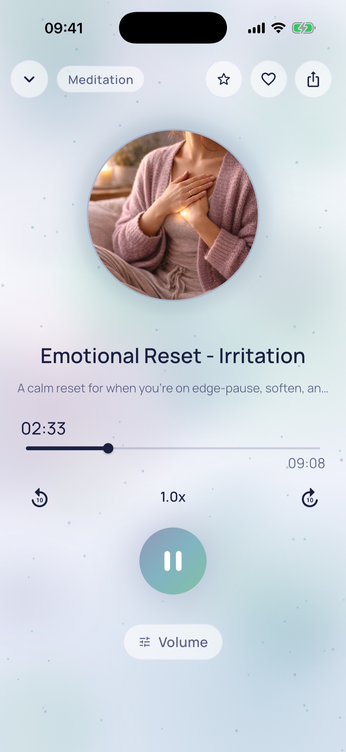 Player screen